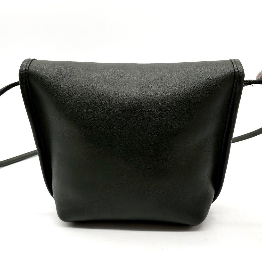 美品✨オールドコーチ ショルダーバッグ 斜め掛け ターンロック グリーン