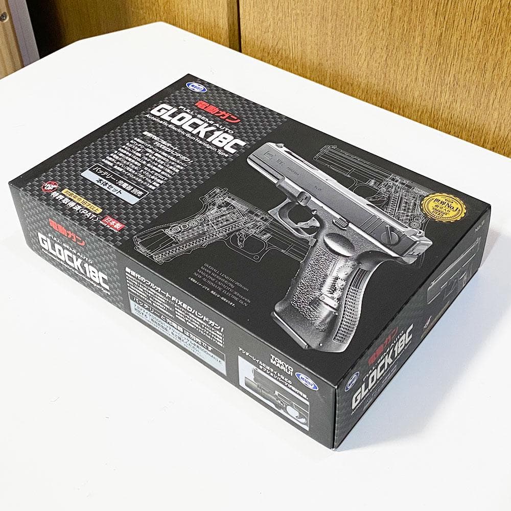 【新品/未使用】グロック18C ブラック フルセット(本体＋バッテリー＋充電器)