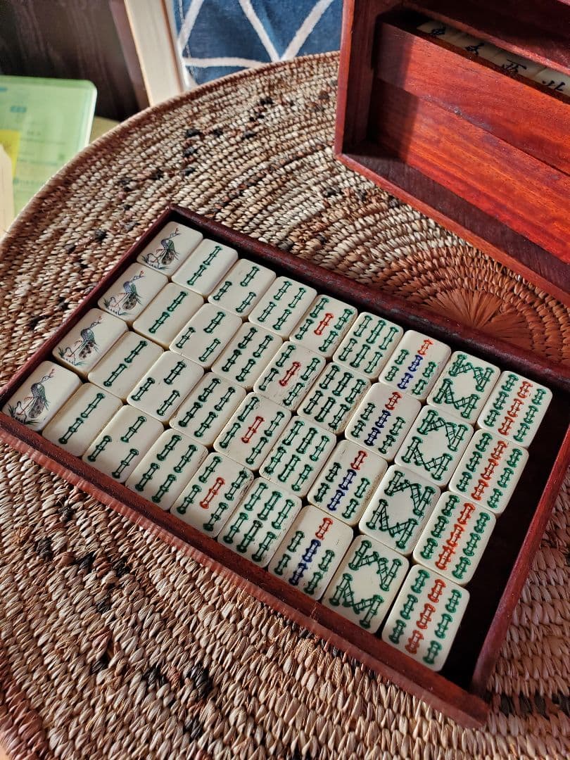 アンティーク麻雀牌 銘：無 骨牌