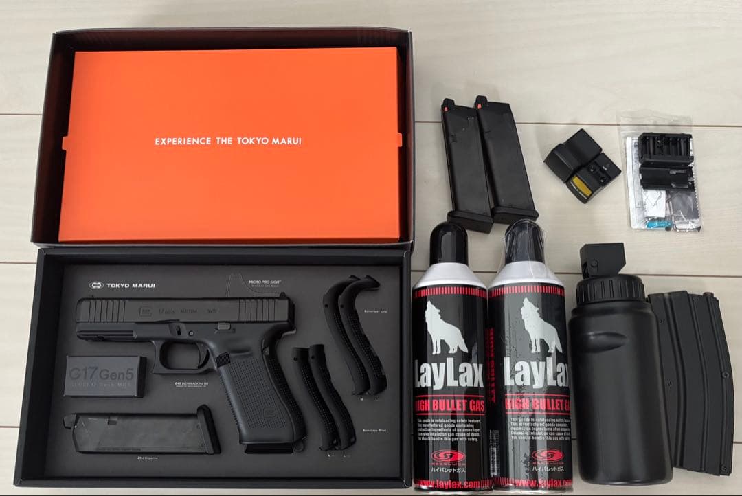 東京マルイ G17 Gen5 予備マガジン・マイクロドットサイト等フルセット