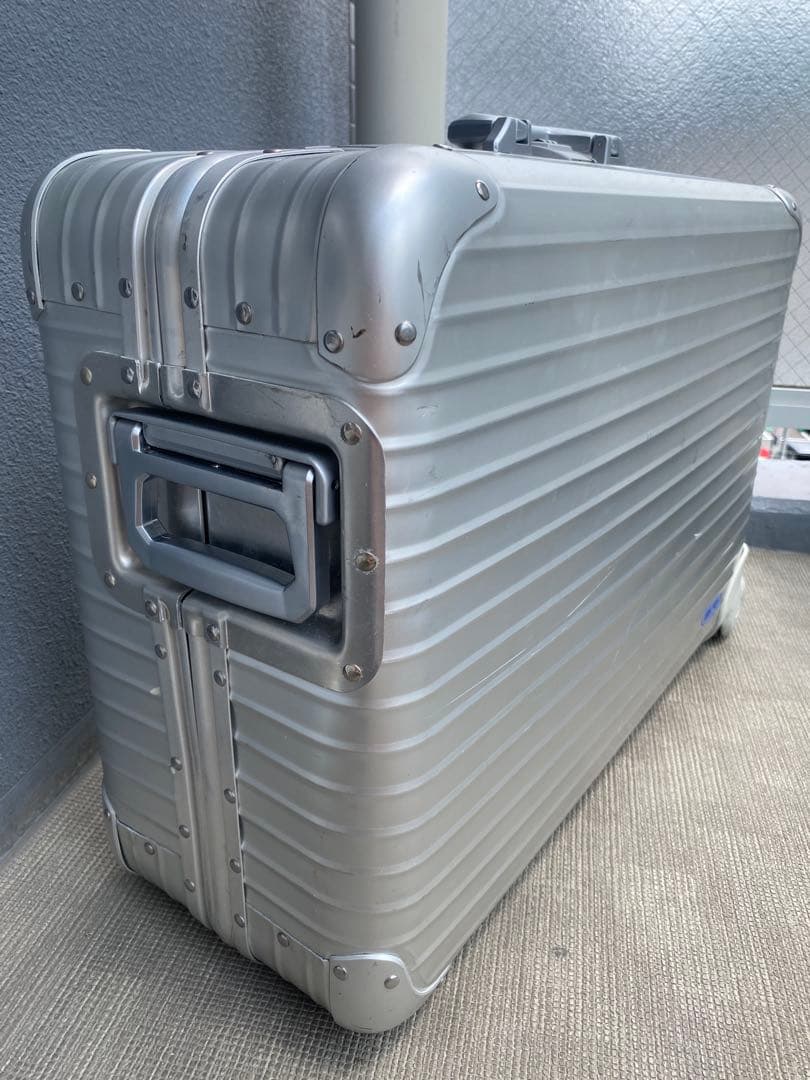 【廃盤】RIMOWA リモワ 2輪 青ロゴ プルタブ スーツケース 60L