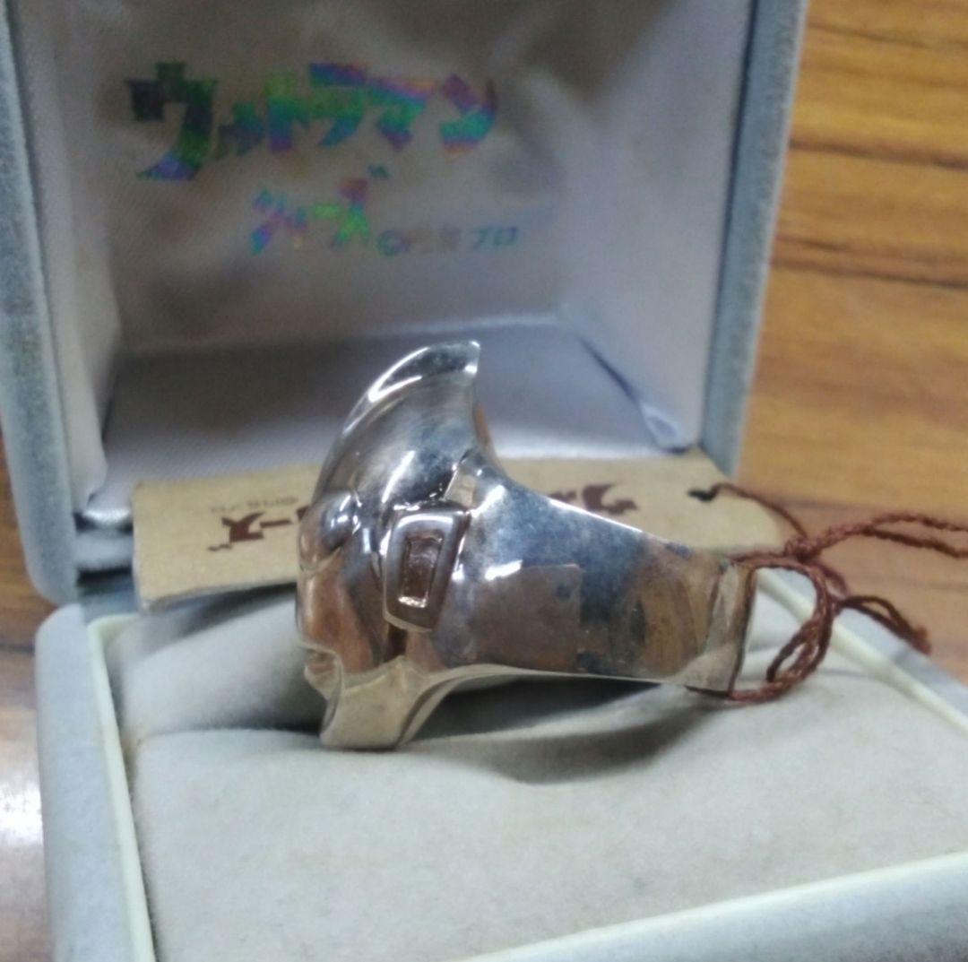 ウルトラマン　シルバー製　フェイス型リング　未使用品