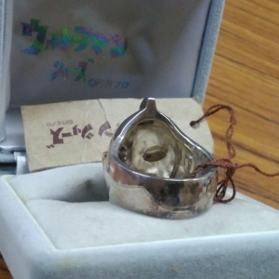 ウルトラマン　シルバー製　フェイス型リング　未使用品