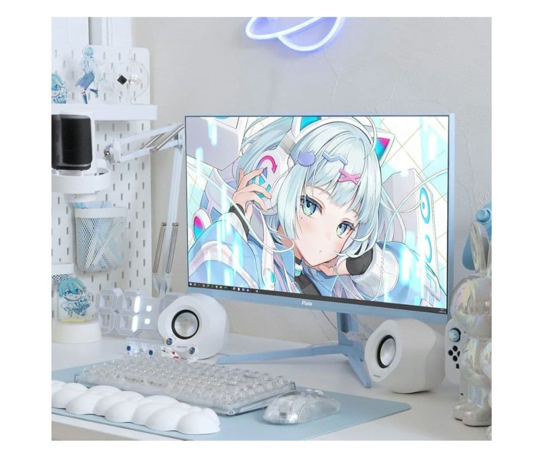 Pixio PX248 WAVE パステルブルー 200Hz ゲーミングモニター