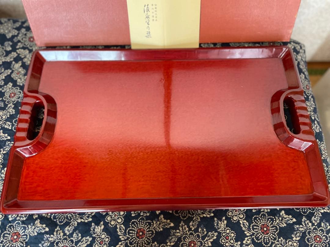 【後藤塗】香川漆器 長方盆