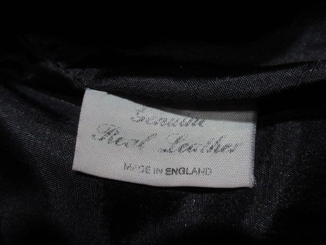 希少 ヴィンテージ 英国製 レザーベスト トラッカー REAL LEATHER社