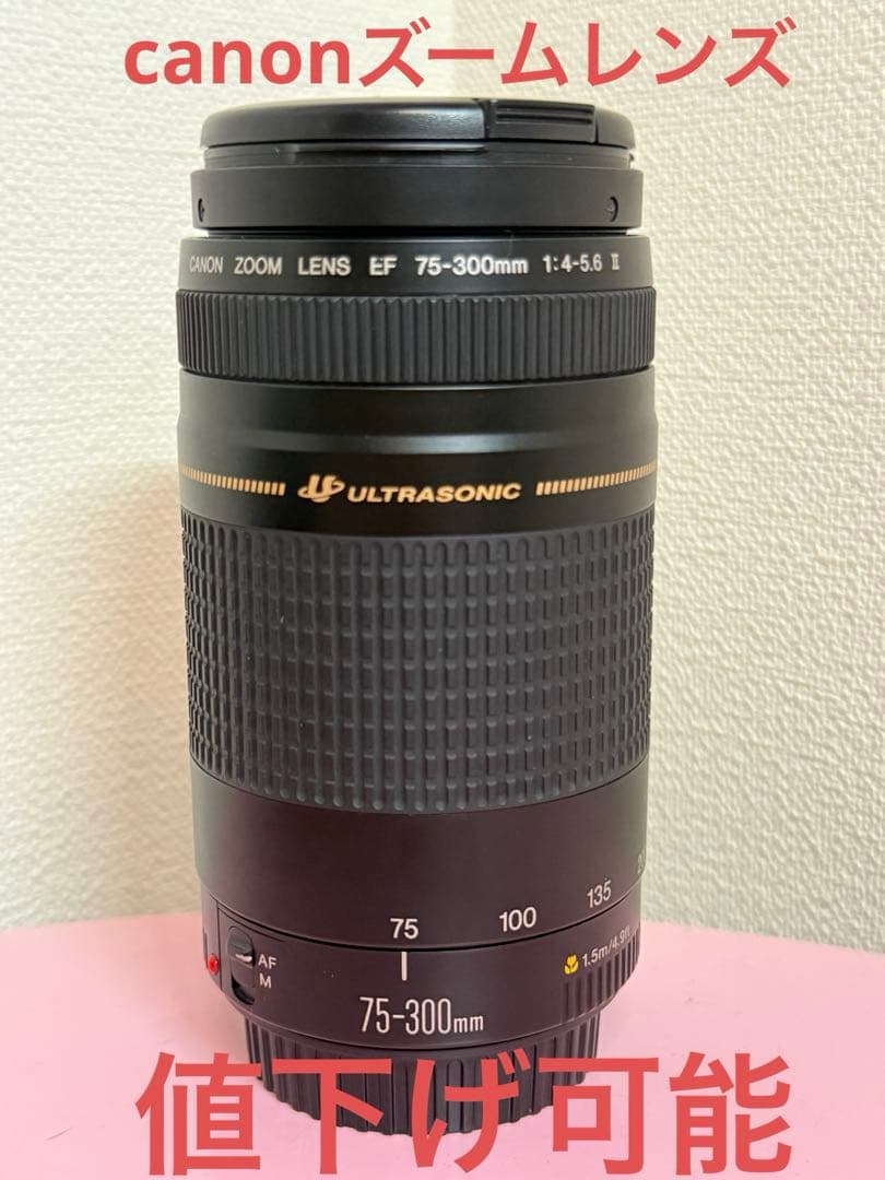 Canon EF 75-300mm f/4-5.6 I ズームレンズ　値下げ可能