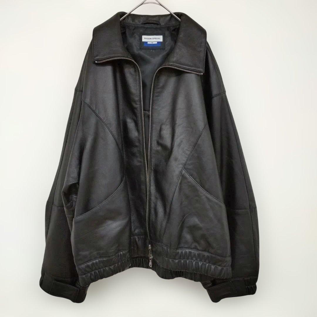 b*e様 ☆MAISON SPECIAL ブラック レザー ジャケット 02　美