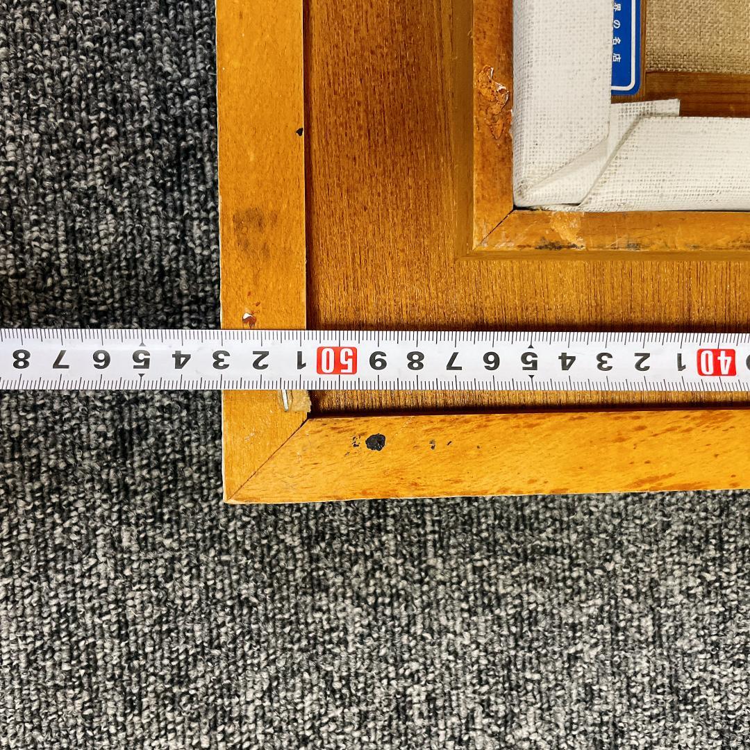 大滝真弘「アッシジ」油彩　真作 世界堂額装 風景画 イタリア