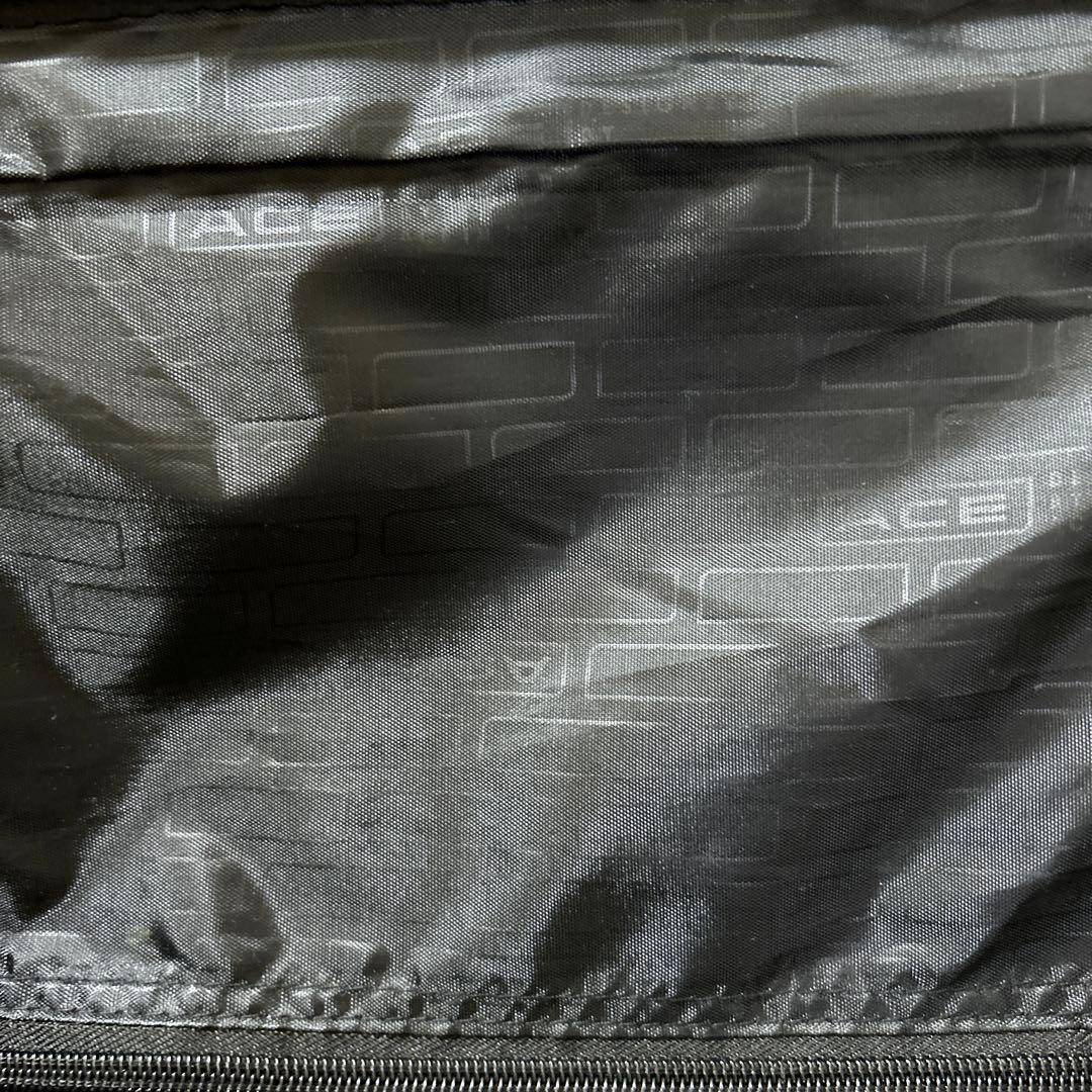 ACE グレー ストライプキャリーケース