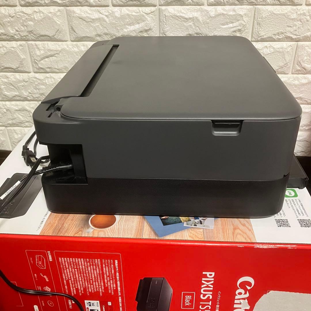 【完動品】Canon PIXUS TS5430 ブラック 純正インクXL付き