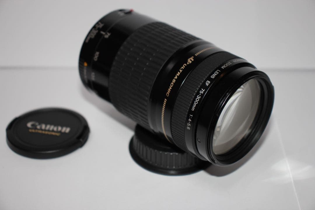 望遠レンズ/フード付き/CANON EF 75-300㎜ F4-5.6