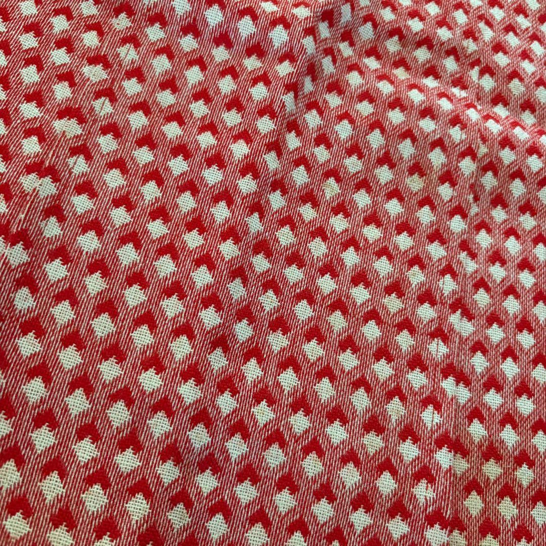 Dior ヴィンテージ スカート レッド W62 台形 上品 格子柄　y2k