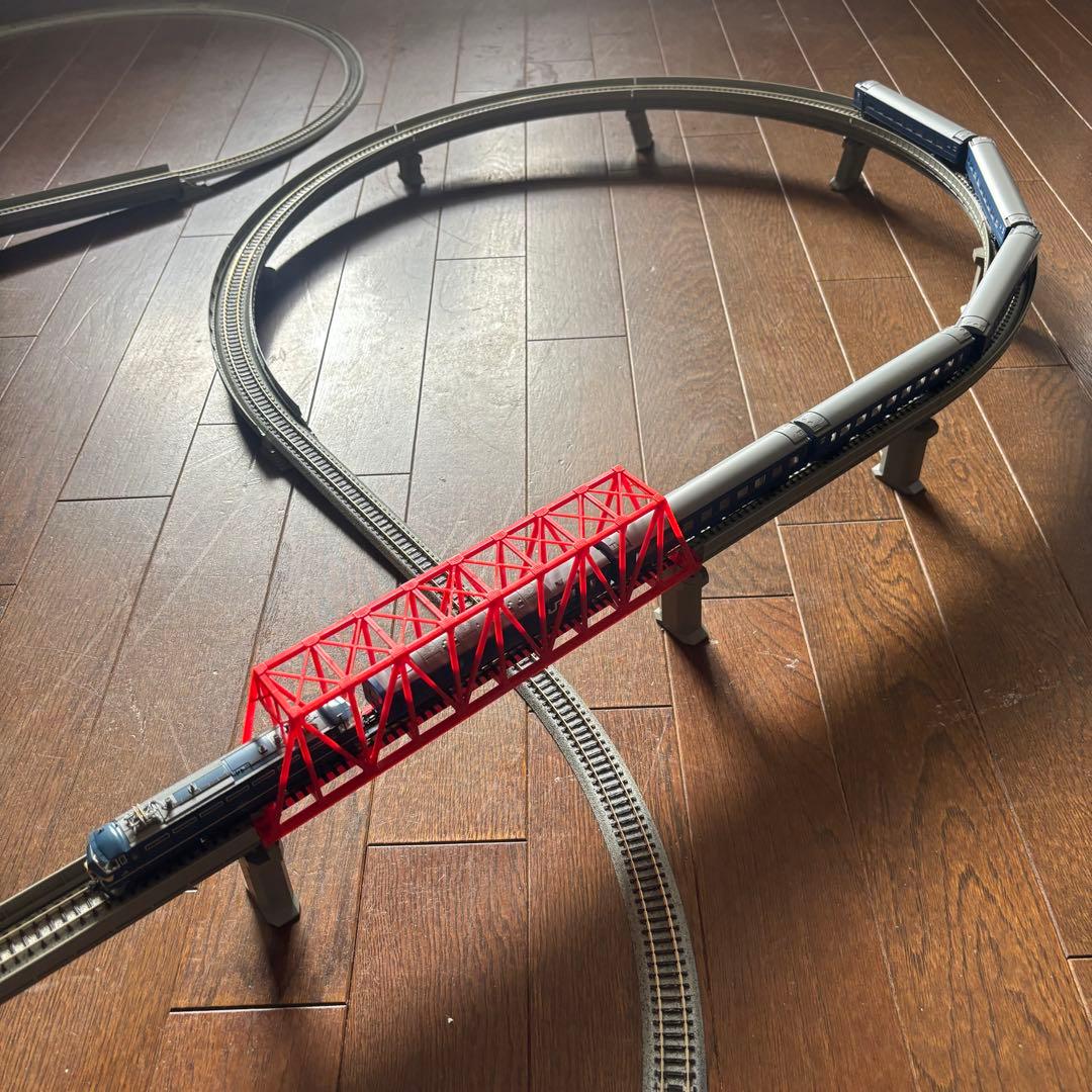 KATO ユニトラック 立体交差 エンドレスレールセット ポイント 鉄橋 線路