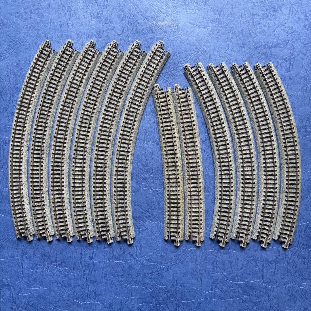 KATO ユニトラック 立体交差 エンドレスレールセット ポイント 鉄橋 線路