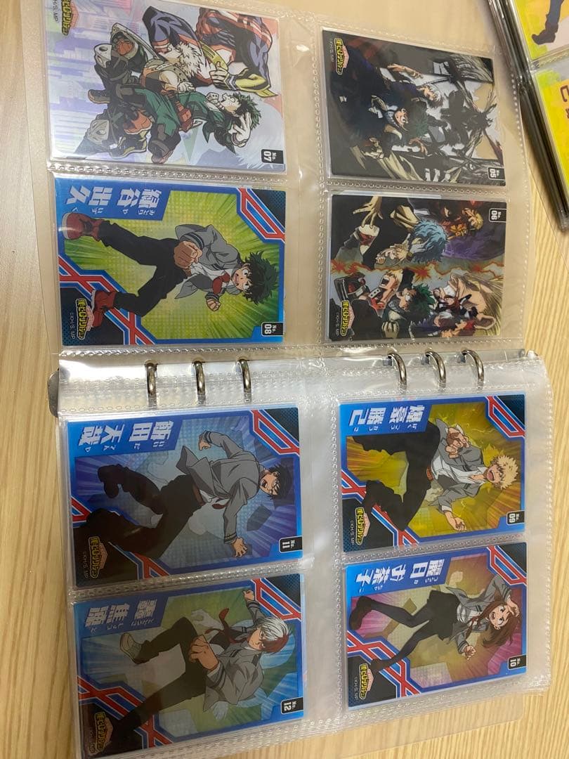 ヒロアカ クリアカードコレクション 1.2.3.4.5 コンプリート ファイル有