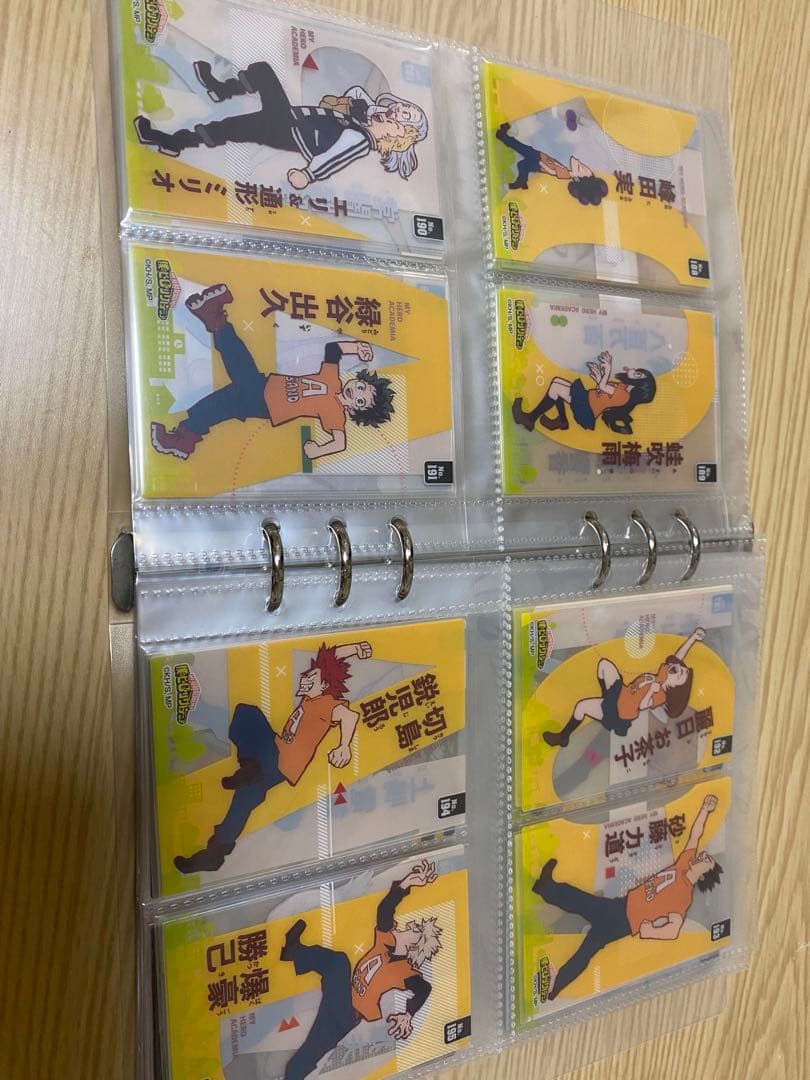 ヒロアカ クリアカードコレクション 1.2.3.4.5 コンプリート ファイル有