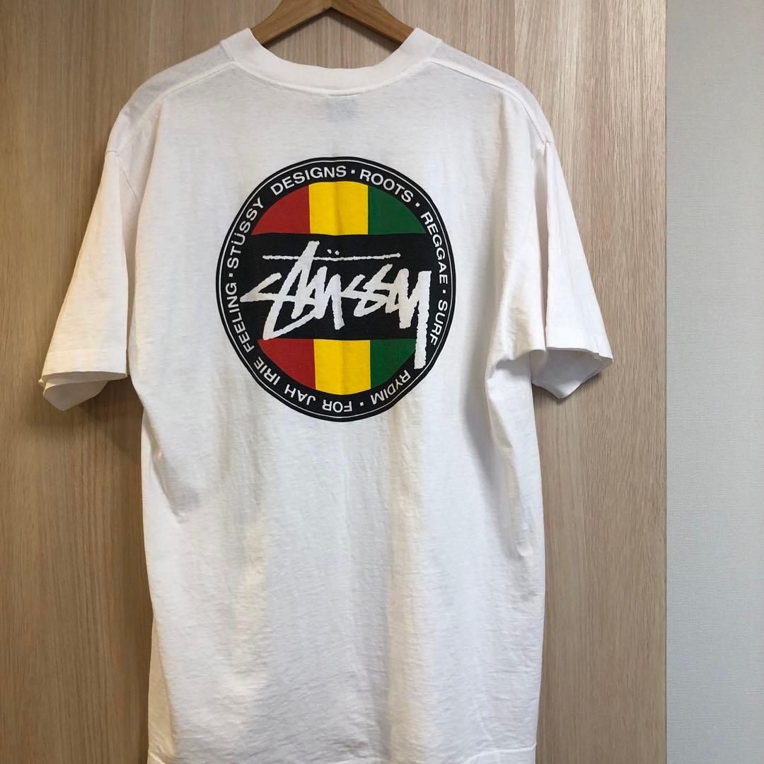 hadel希少‼️80s Old Stussy 黒タグ Tシャツ ラスタ