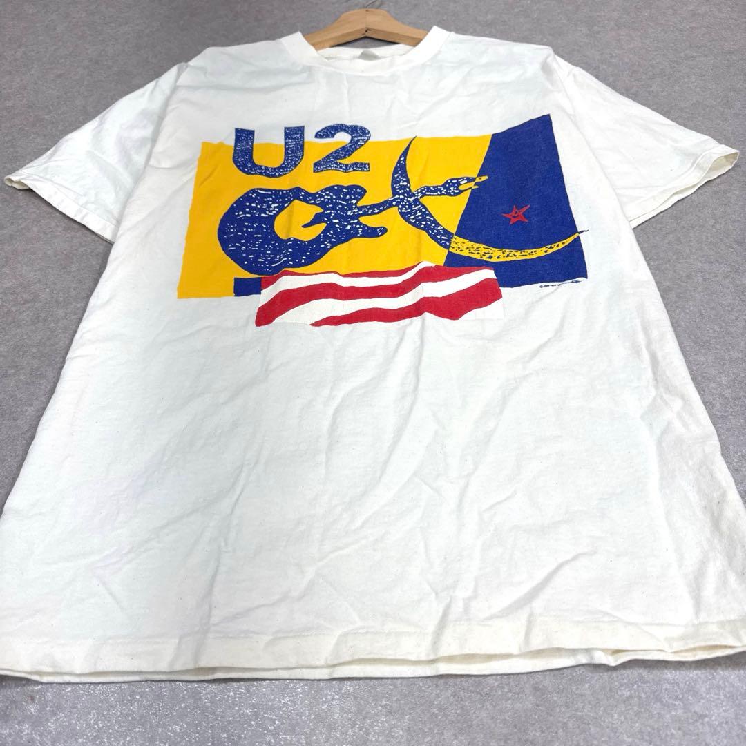 希少 80s U2 ヴィンテージ バンドTシャツ LOVE TOWN 当時物