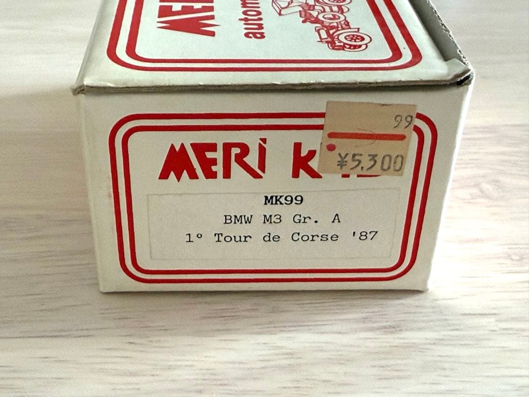 1/43キット メリキット BMW M3 Gr.A TdC 1987