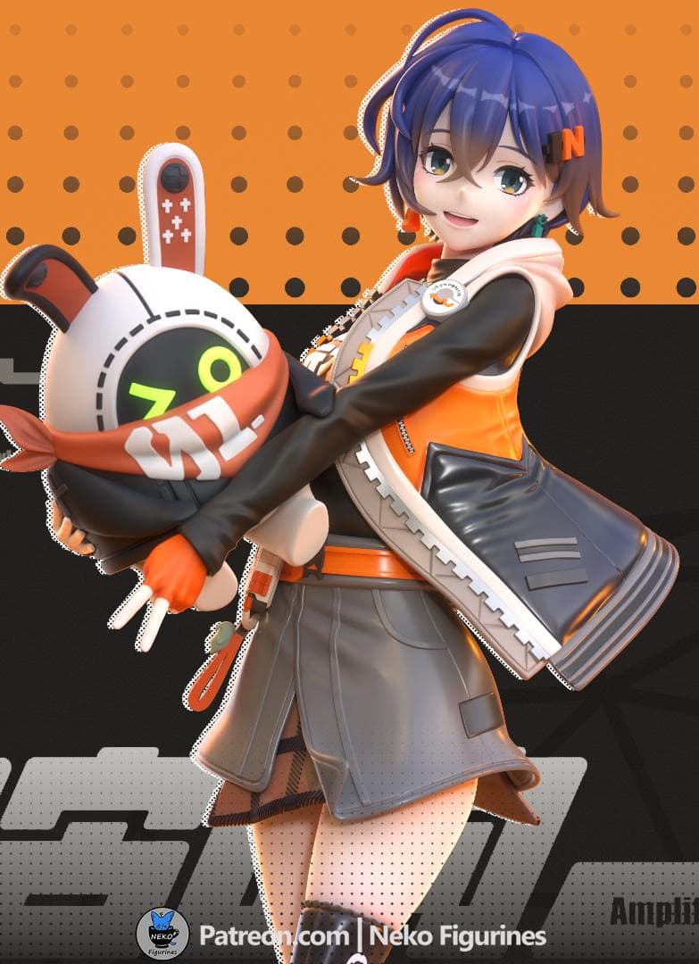 1/7正規品ガレージキット ゼンゼロ リン / 未塗装未組立