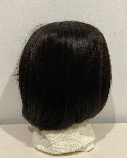 ウィッグ　ボブ　人毛100％　ナチュラルブラック　未使用品