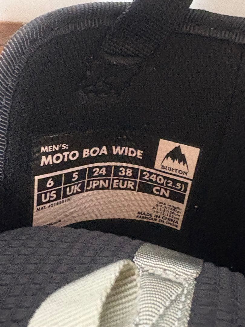 BURTNON MOTO BOA WIDE ブーツ