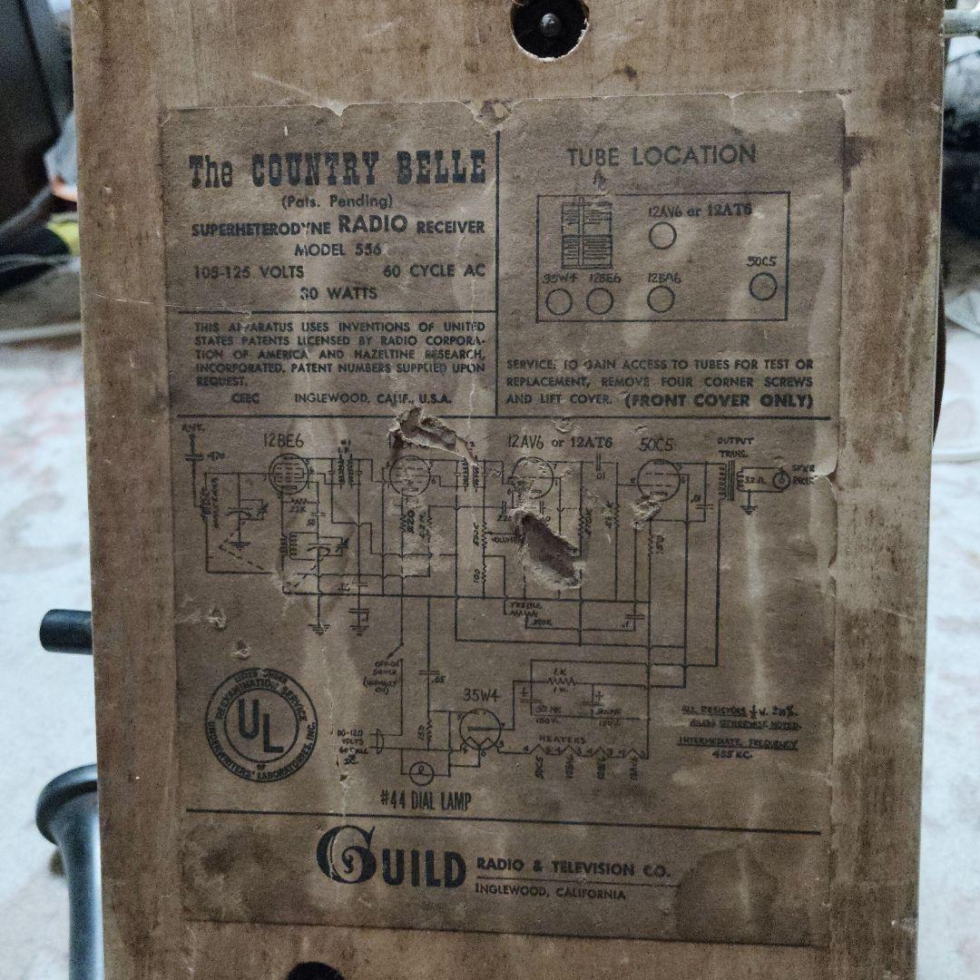 真空管ビンテージラジオ