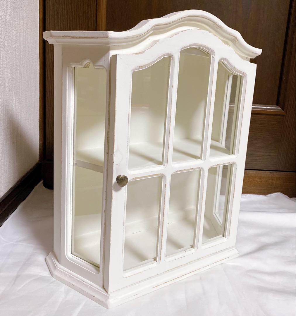 あ*み様 ガラスキャビネット　アンティークコレクションケース　不思議の国のアリス