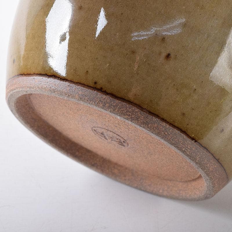 Lily　茶道具　丹山窯　小峠葛芳作　灰釉　振出　共布　共箱　V　7713