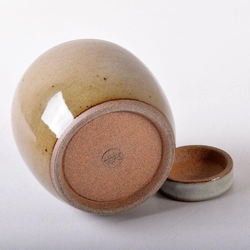 Lily　茶道具　丹山窯　小峠葛芳作　灰釉　振出　共布　共箱　V　7713