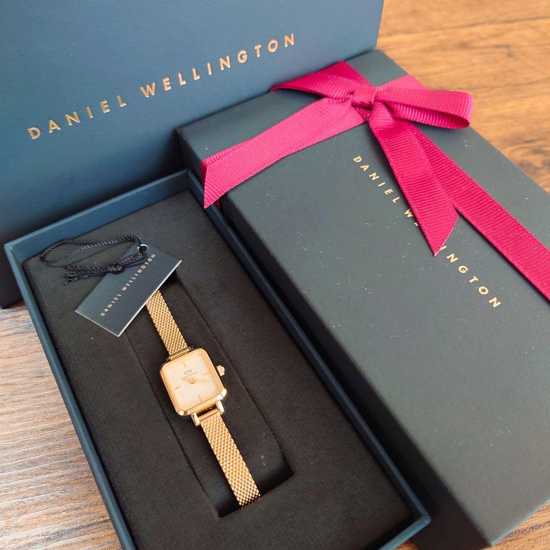 【ママカリ】ダニエルウェリントンQUADRO MINI EVERGOLD