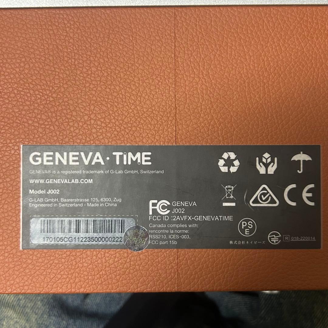 ジェネバ GENEVA Time Bluetooth スピーカー クロッグ