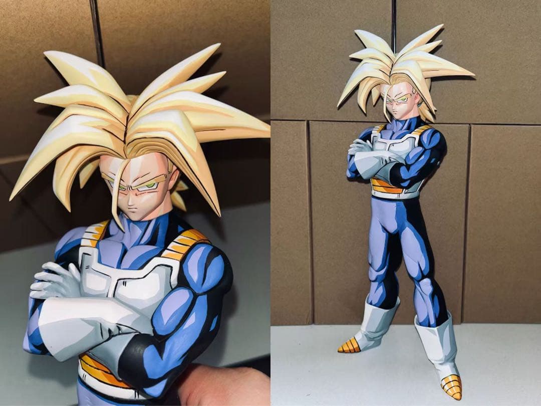 ドラゴンボール　トランクス　リペイントスーパーサイヤ人と普通状態grosサイズ