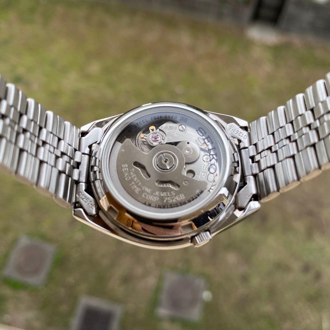 SEIKO 5 自動巻 7s26-0560セイコーファイ。