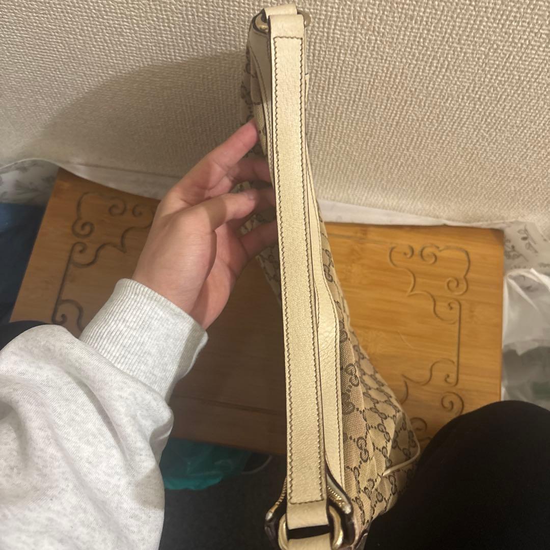 P*e様 Gucci ショルダーバッグ ベージュとブラウン