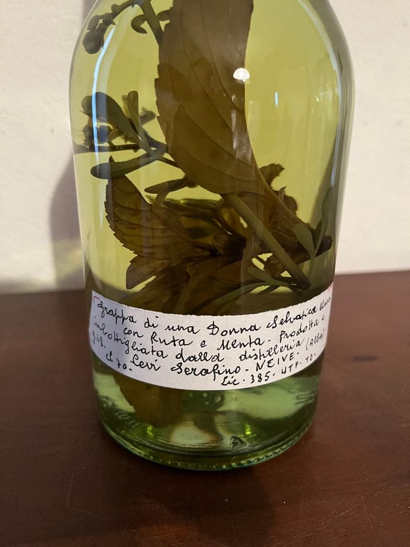 ら*ん様 ロマーノレヴィ　ハーブ入り1997年ビンテージ　グラッパ