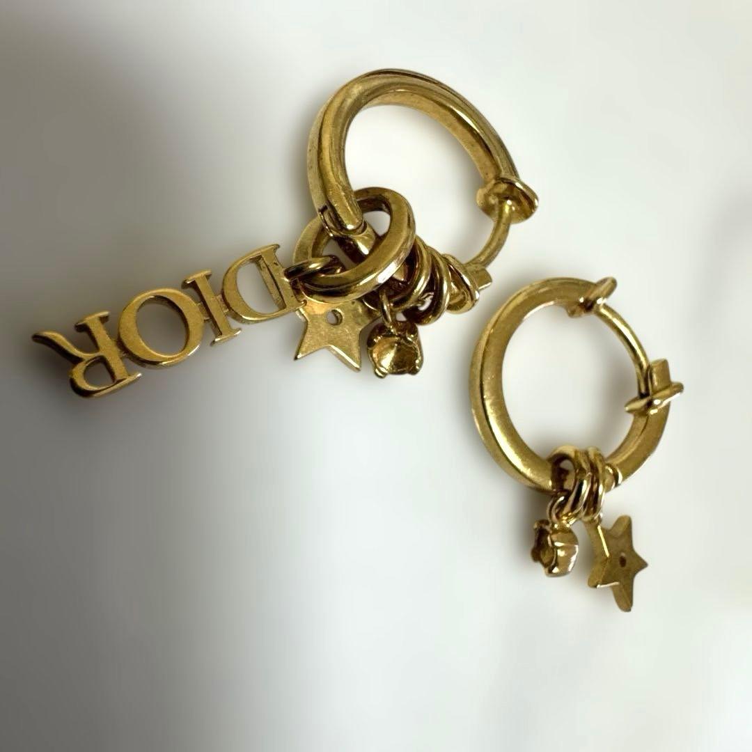 Dior♡ゴールド♡フープピアス♡