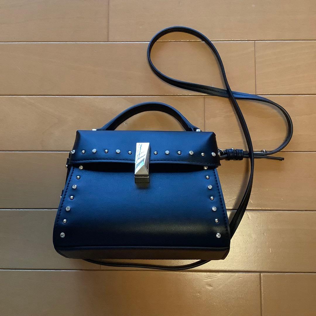 CELFORD ビジュースタッズポシェット BLK ブラック　黒