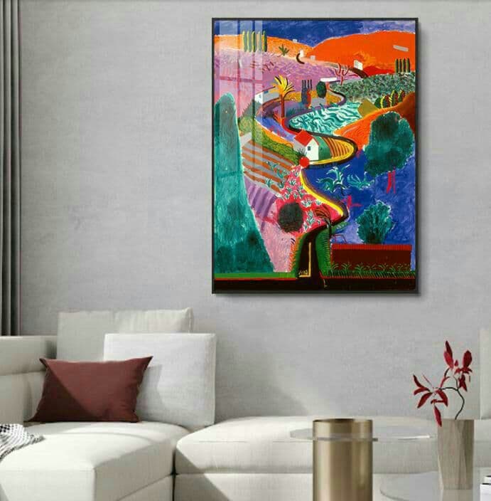 個人が手作りで絵を模造する レトロな油絵 創意絵画. 個人絵画.