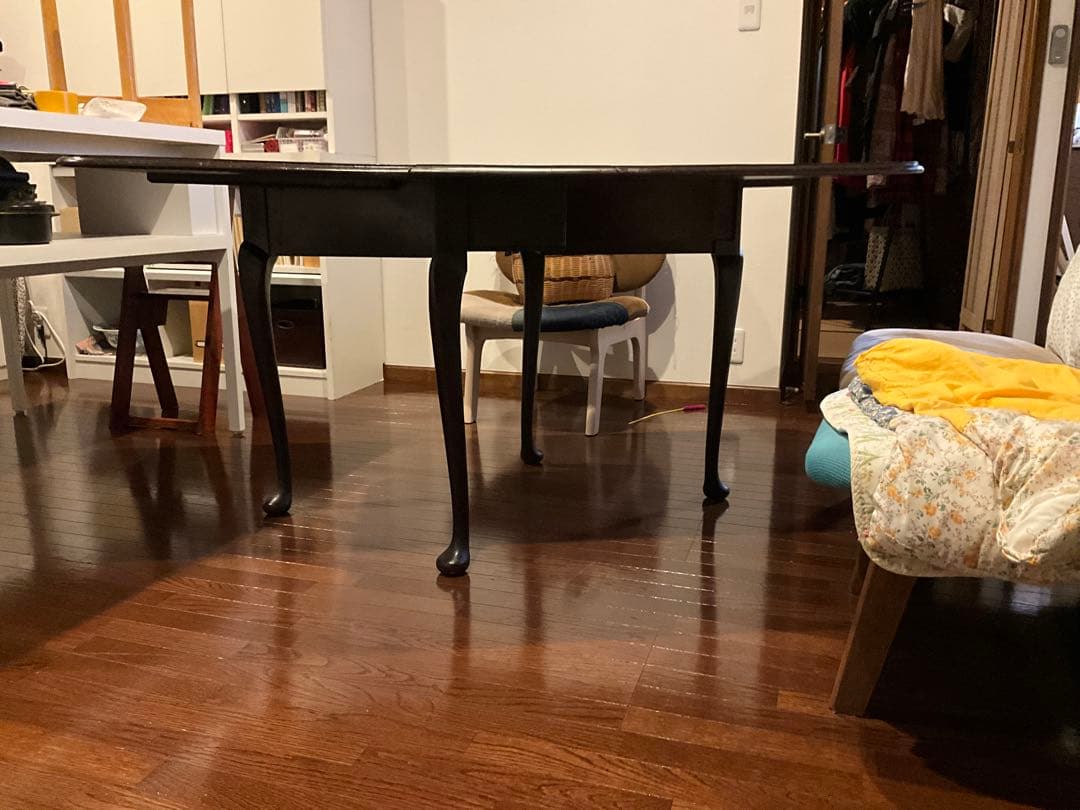 アンティーク山本商店レストア　英国　アンティーク　バタフライテーブル　2〜6人用