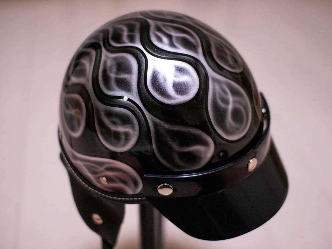 XL 新品未使用　ポリヘル　ポリス　ヘルメット バイク　黒シルバーフレア