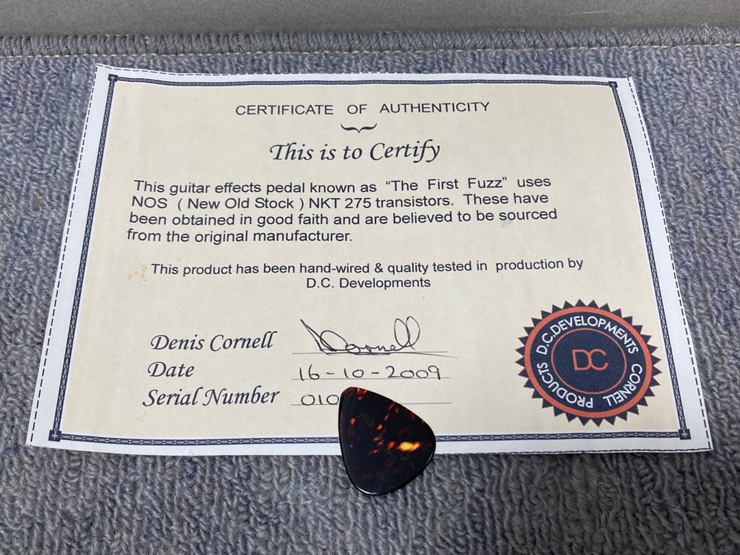 CORNELL The 1st Fuzz NOS NKT275 シリアル#10X