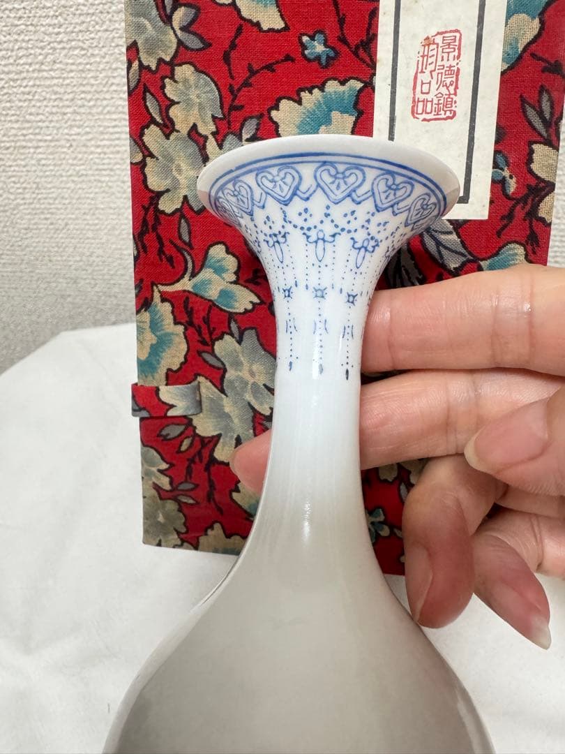 中国名瓷　景徳鎮花瓶　コレクション　骨董品