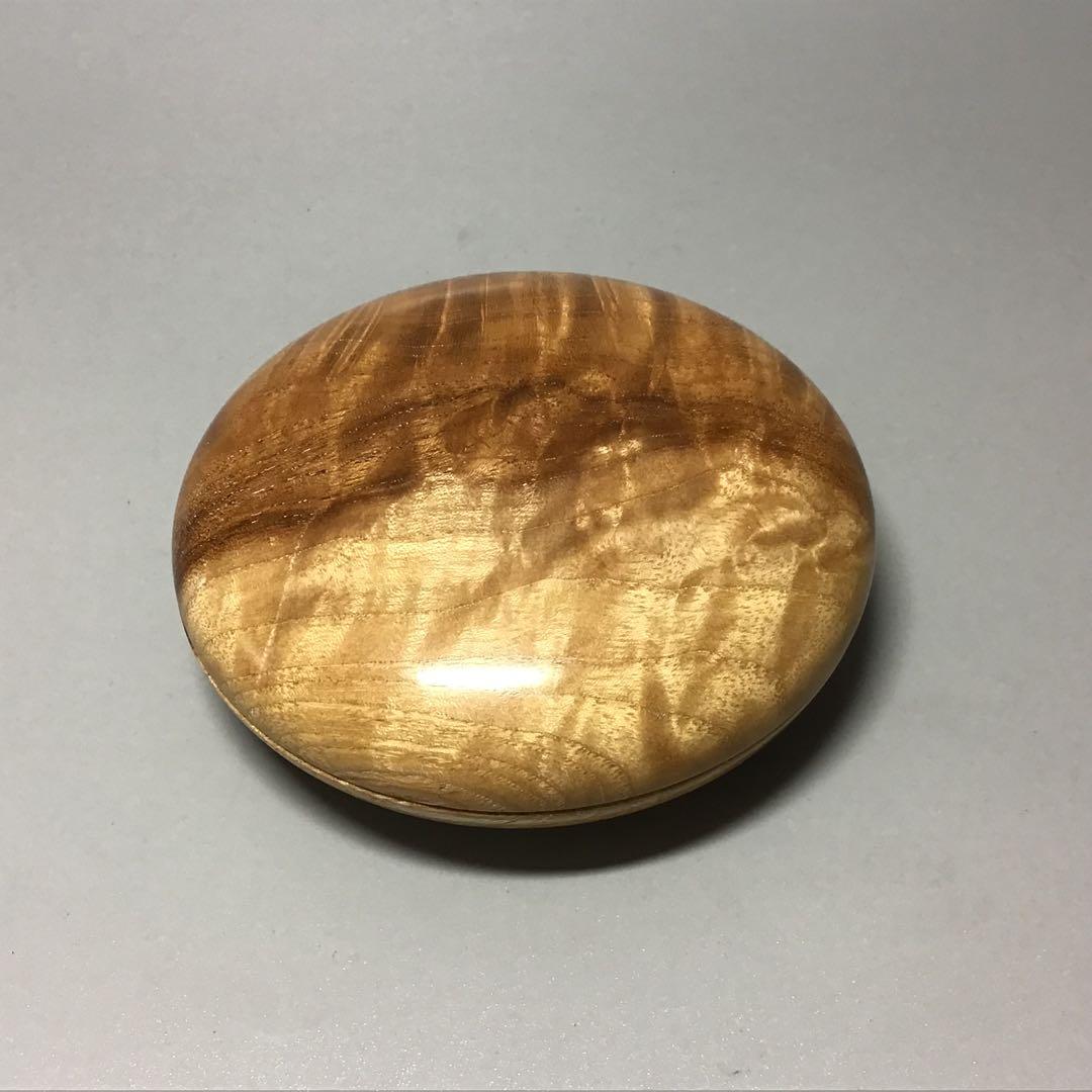 けんぽなし　上杢　ミニ食蘢　小物入れ　　ガラスコート仕上げです