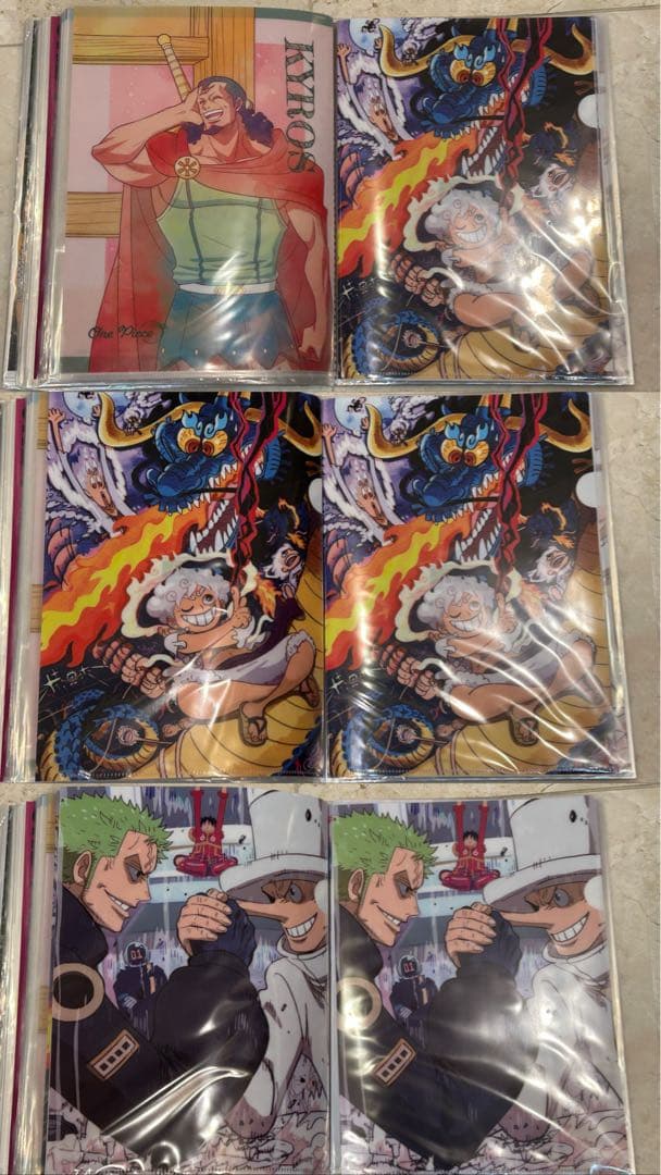 ワンピースA4クリアファイル　ONE PIECEコミックカバー　投票　一番くじ