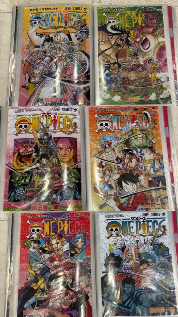 ワンピースA4クリアファイル　ONE PIECEコミックカバー　投票　一番くじ
