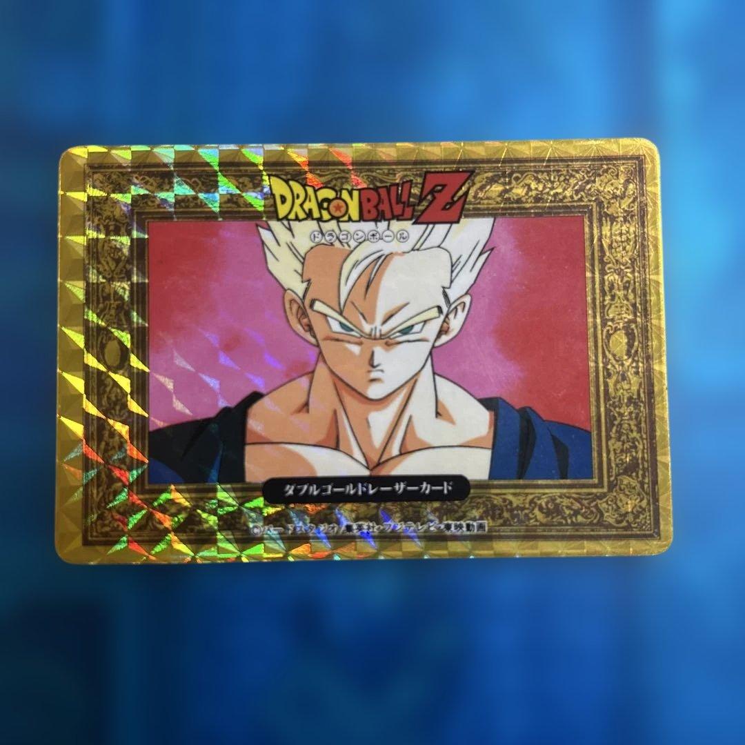 ドラゴンボール　カードダス ダブルゴールドレザーカード　孫悟飯