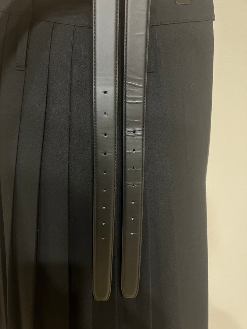 The Frankie Shop ダブルベルト プリーツ スカート