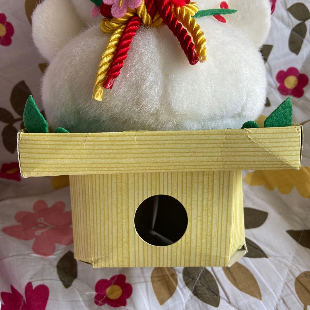 ハローキティ♡レトロ　鏡餅ぬいぐるみ